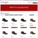 Florsheim 50% off Selected Shoes (E.g. Rockfords for $99), Online Only