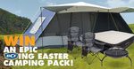 Win an Easter Camping Package (10-Person Tent/Airbed/Armchairs/Firepit with Grill/Frostbite Chest Cooler) from BCF