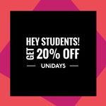 Glue Store 20% Off for Students In-Store or Online with Free UNiDAYS App