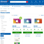 Apple iTunes Card 15% off @ Officeworks (Excludes $20)