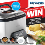 Win 1 of 2 Sunbeam VersaCook 5-in-1 Electronic Multicookers Worth $189 from Billy Guyatts