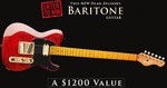 Win a "Dellatera" Baritone Electric Guitar worth US$1,200 from Dean Zelinsky Guitars