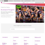 Foxtel Entertainment+Sports Bundle for $29/Month with Telstra (12 Months Contract)