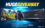 Win a Viotek 24" 144Hz Curved Gaming Monitor & AZIO Peripheral Bundle Worth $665 from Mixo