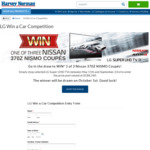 Win 1 of 3 Nissan 370Z NISMO Coupés Worth $62,780 from Harvey Norman [Purchase Qualifying LG Super UHD TV]