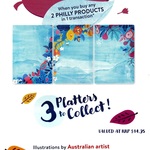 Buy 2 Philadelphia Products in 1 Transaction, Get 1 Free Entertaining Platter (3 Designs to Collect) @ Woolworths