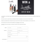 Win a $250 or $150 Lust Minerals Cosmetics Voucher from Seven Network