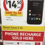 Boost Zume 5 4G $14.50 (from $69) @ Coles