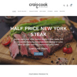 [NSW] 1/2 Price Dry Aged New York Steak 300g $8.75ea  + Delivery (Sydney, Free over $95 Spend) @ Craig Cook The Natural Butcher
