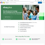 eBay Plus Weekend 22-23 June