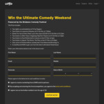 Win the Ultimate Comedy Weekend valued at $1,000 from Lowd [QLD]