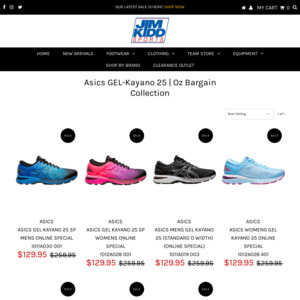 Asics GEL-Kayano 25 Running Shoes $129 