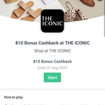 $10 Bonus Cashback at Iconic via ShopBack App