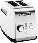 KitchenAid 2 Slice Toaster in Black or White $65 Delivered (Was $219) @ Myer