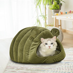 Pet Bed Comfy Kennel Cave Green Large $25 (Was $44) Delivered @ Fullmark