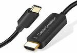 1.8m USB C to HDMI Cable Adapter $19.49, HDMI to DisplayPort Adapter with USB Power $21.99 + Delivery @ CableCreation Amazon AU
