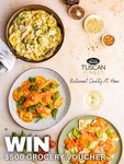 Win a $500 Grocery Voucher from Grand Italian via Facebook