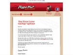 FREE White Chocolate Berry Mousse Pizza Hut