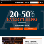 20-50% off Everything @ Superdry