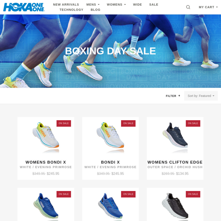 Running shoes top boxing day sales