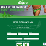 Win 1 of 50 Pairs of Budgie Smugglers Worth $80 from The Bottle-O