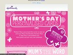 2 For 1 Personalised Mother's Day Cards from Hallmark!