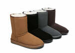 Unisex Ugg Short Classic Water-Resistant Sheepskin Boots $65 (Was $225) Delivered @ Ugg Express