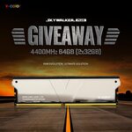 Win a HIGH-END 4400MHz Skywalker Plus 64GB (32GB X2) Silver RAM Kit from V-Color Technology Inc
