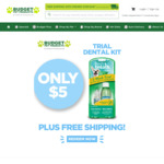 Tropiclean Fresh Breath Trial Dental Kit $5 ($1.48 with Auto Delivery) + Free Shipping @ Budget Pet Products