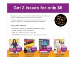 Magshop First 3 Issues for $6 Shop, Top Gear, Real Living, Good Health