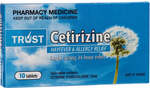 10x Zyrtec Generic Cetirizine or 10x Claratyne Generic Loratadine $4.99 Delivered & More @ PharmacySavings