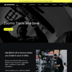 [NSW] Trade-in a Working eBike for $400 Discount on Zoomo E-Bike (from $1,599 after Trade-in, in-Store Pickup) @ Zoomo, Sydney