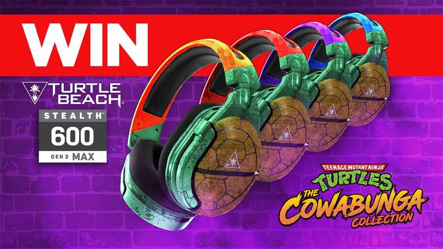 Win 1 of 4 Custom TMNT Edition Turtle Beach Stealth 600 GEN 2 MAX