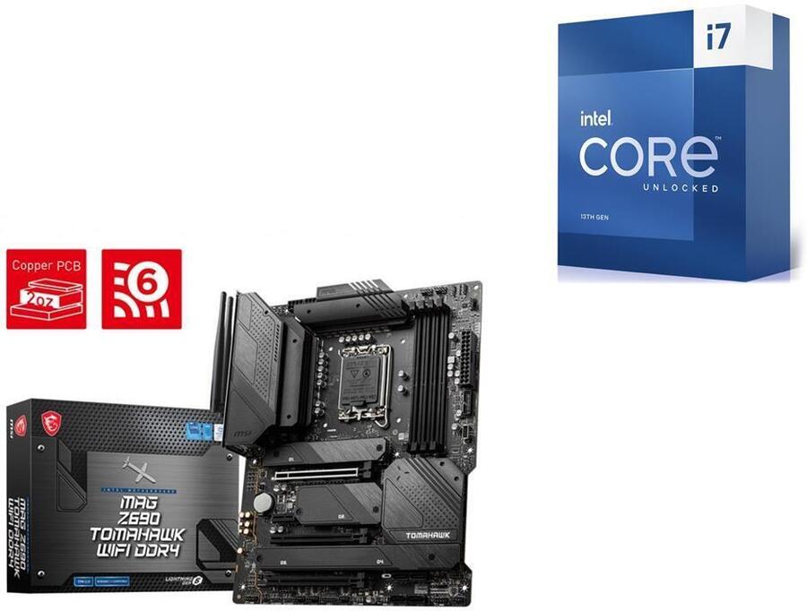 Intel Core i7-13700K & MSI MAG Z690 Motherboard $729 + Delivery + 