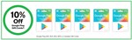 10% off Google Play Gift Cards @ Woolworths