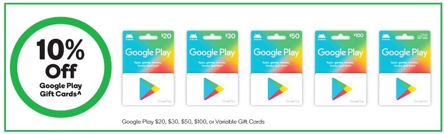 20x Everyday Rewards points on Apple gift cards @ Woolworths (31