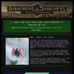 [PC] Free - Immortal Darkness: Curse of the Pale King @ ImmortalDarkness.com