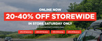 20% - 40% off Storewide (Exclusions Apply) Online Friday, Online & in-Store Saturday @ Repco