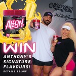 Win Anthony Calligeros Signature Flavours + 2 Shakers from Alien Supps