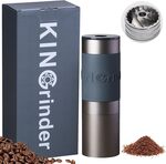 [Prime] KINGrinder K0 Iron Grey Manual Hand Coffee Grinder $40.80 Delivered @ Kingrinder Amazon AU