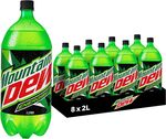 Mountain Dew Energised Soft Drink, 8 x 2L $12.80 + Delivery ($0 with Prime / $59 Spend) @ Amazon AU Warehouse