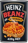 Heinz Baked Beans/Spaghetti and Sausages 420g  $1.80 ($1.62 S&S) + Delivery ($0 with Prime/ $59 Spend) @ Amazon AU