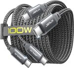 USB C to USB C Cable 2 Pack 2m $8.45 + Delivery ($0 with Prime/ $59 Spend) @ JS Digital AU via Amazon AU