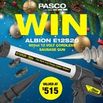 Win an Albion E12S20 600ml 12 Volt Cordless Sausage Gun from Pasco Construction Solutions