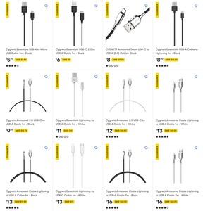 Cygnett Phone Charging Cables Clearance $5.20-$20 (~60% off) + Delivery ($0 C&C/ in-Store/ $65 Order) @ BIG W