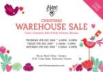 Bloom Christmas Warehouse Sale at head office (Richmond VIC only) this Thurs, Fri & Sat