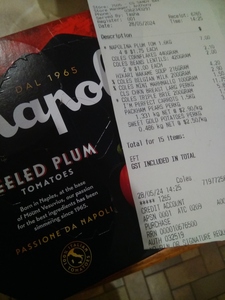 Coles Napolina Plum Tomatoes 4-Pack 1.6kg $1.75 ($0.44 per Tin) in Select Stores Only @ Coles