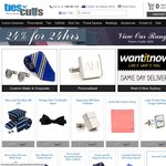 24% off Site Wide - Even on Sale Items. Tiesncuffs.com.au Promo Code 2424
