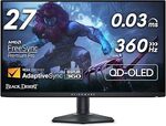 Alienware AW2725DF 27" 360Hz QD-OLED Gaming Monitor $1,119.80 Delivered @ Amazon AU