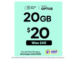 Catch Connect 20GB 90-Day Prepaid Mobile SIM Plan $20 (Was $40) Delivered @ Catch